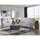 Signature Design by Ashley Rhines Falls PC4280496 Double Reclining Power Loveseat with Console IMAGE 13