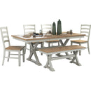 Signature Design by Ashley Purlaney PCD627-35 Rectangular Dining Room Butterfly Extension Table IMAGE 2
