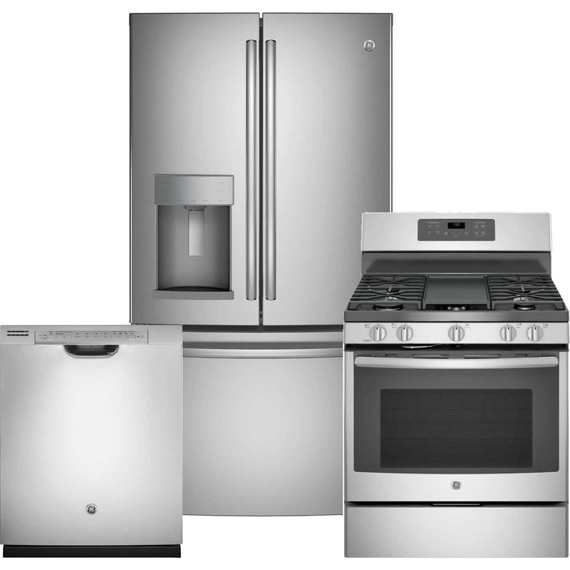 GE Kitchen GFE28GSKSS, JGB700SEJSS, GDF570SSJSS IMAGE 1