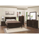  Coaster Furniture Louis Philippe 202411KE 7 pc King Sleigh Bedroom Set IMAGE 1