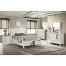  Coaster Furniture Sandy Beach 201309KE Wood Eastern King Storage Panel Bed - Cream White IMAGE 7