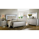  Furniture of America Bellanova CM7979SV 6 pc King Upholstered Panel Bedroom Set IMAGE 1