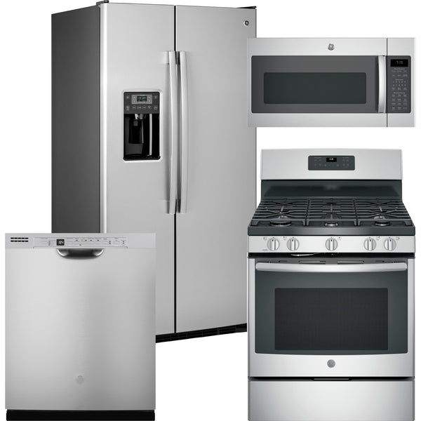 GE Kitchen GSS25GSHSS, JGB660SEJSS, GDF630PSMSS, JVM7195SKSS IMAGE 1