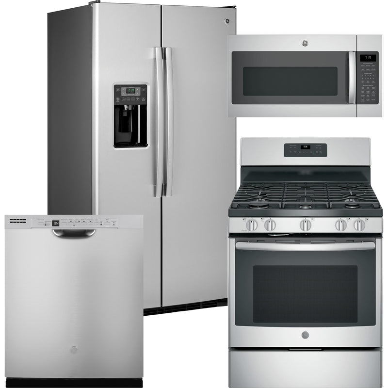 GE Kitchen GSS25GSHSS, JGB660SEJSS, GDF630PSMSS, JVM7195SKSS IMAGE 1