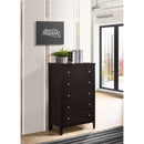  Coaster Furniture Carlton 202095 5-Drawer Bedroom Chest - Cappuccino IMAGE 9