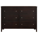 Coaster Furniture Carlton 6-Drawer Dresser 202093 IMAGE 2