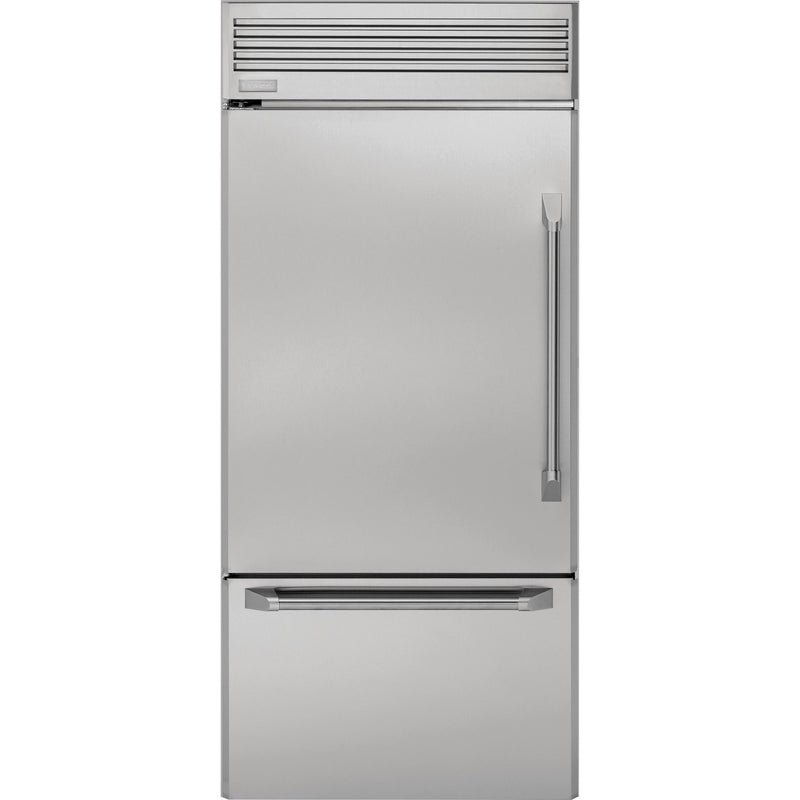 Monogram 36-inch, 21.33 cu. ft. Bottom Freezer Refrigerator with Icemaker ZICP360NHLH IMAGE 1