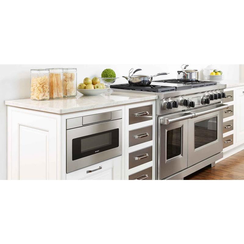 Sharp 30-inch, 1.2 cu. ft. Built-In Microwave Oven SMD3070AS IMAGE 7