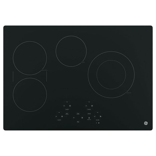 GE 30-inch Built-In Electric Cooktop JP5030DJBB IMAGE 1
