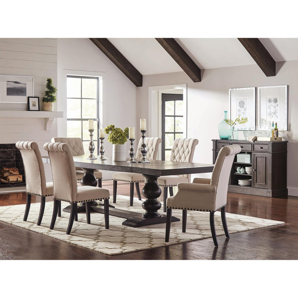  Coaster Furniture Phelps 121231 8 pc Dining Set IMAGE 1