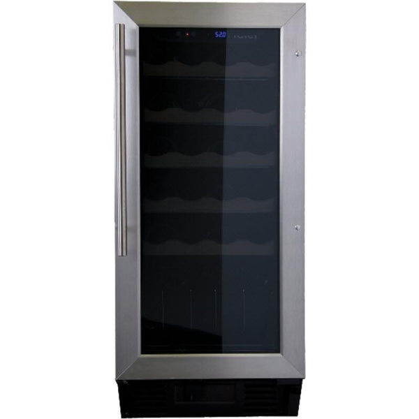 Haier 26-bottle Freestanding Wine Cooler HVCE15BBH IMAGE 1