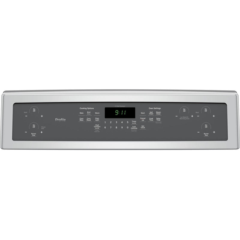 GE Profile 30-inch Freestanding Electric Range with Convection Technology PB911SJSS IMAGE 5