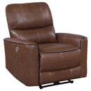  Coaster Furniture Greenfield 610264P-S3 3 pc Power Reclining Living Room Set IMAGE 5