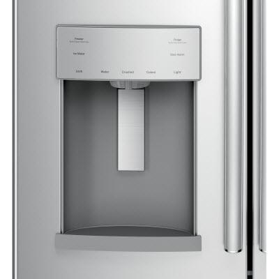 GE 36-inch, 22.2 cu. ft. Counter-Depth French 3-Door Refrigerator with Ice and Water GYE22HSKSS IMAGE 5