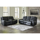 Signature Design by Ashley Warlin 61105U1 2 pc Power Reclining Living Room Set IMAGE 1