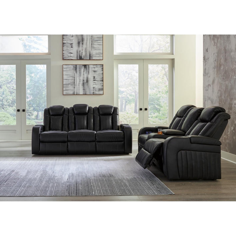 Signature Design by Ashley Caveman 90703U1 2 pc Power Reclining Living Room Set IMAGE 1