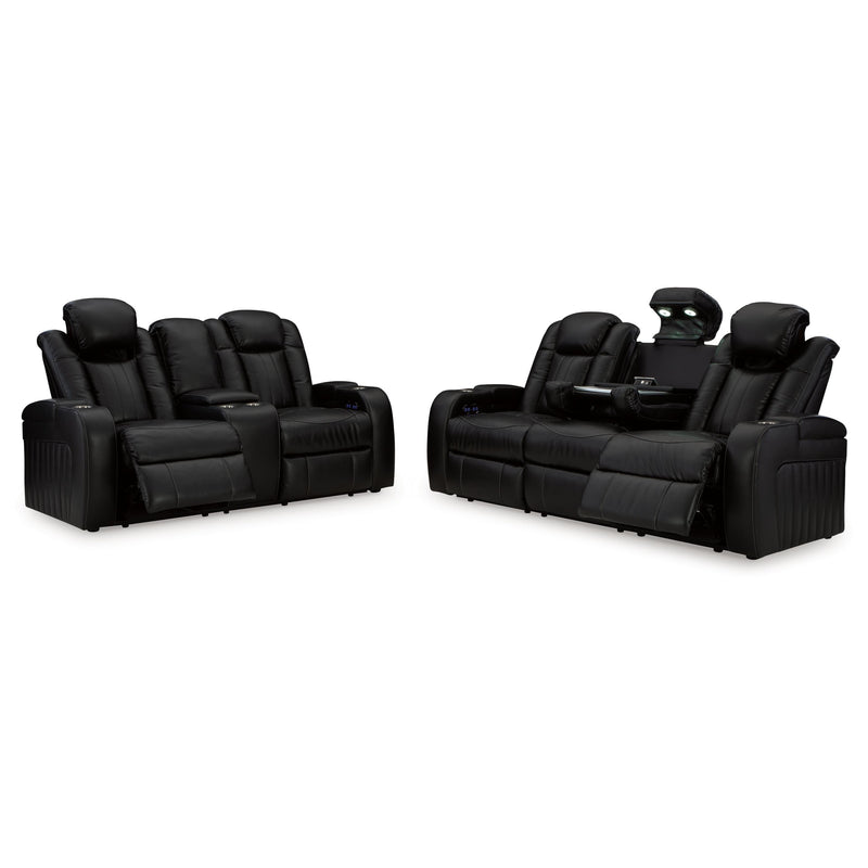 Signature Design by Ashley Caveman 90703U1 2 pc Power Reclining Living Room Set IMAGE 3