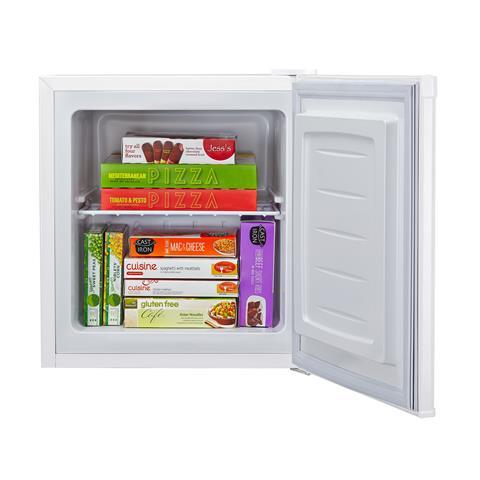 Haier 1.1 cu.ft Upright Freezer with Adjustable Temperature Control HFU0100ACW IMAGE 3