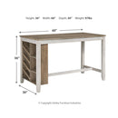 Signature Design by Ashley Skempton D394D8 7 pc Counter Height Dining Set IMAGE 11