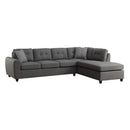  Coaster Furniture Stonenesse 500413 Upholstered Sectional Chaise Sofa - Grey IMAGE 2