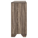  Coaster Furniture Kauffman 204193 6-Drawer Dresser - Washed Taupe IMAGE 8