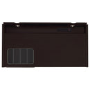  Coaster Furniture Halston 800702 47-inch 2-Drawer Office Desk with Cabinet - Cappuccino IMAGE 10