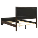  Coaster Furniture Kauffman 204391Q Wood Queen Panel Bed - Dark Cocoa IMAGE 3