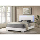  Coaster Furniture Felicity 203500Q Wood Queen LED Panel Bed - White High Gloss IMAGE 5