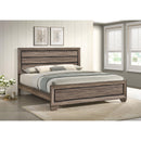  Coaster Furniture Kauffman 204191KW Wood California King Panel Bed - Washed Taupe IMAGE 6