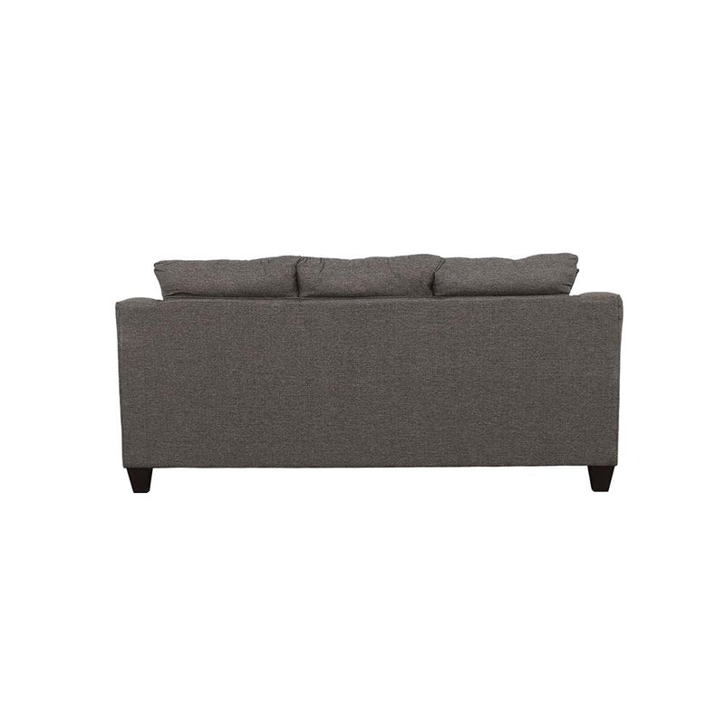  Coaster Furniture Salizar 506021 Upholstered Flared Arm Sofa - Charcoal Grey IMAGE 5