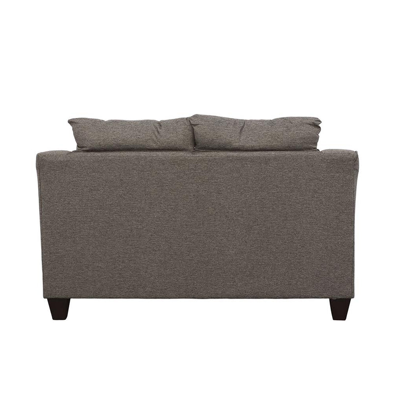  Coaster Furniture Salizar 506022 Upholstered Flared Arm Loveseat - Charcoal Grey IMAGE 5