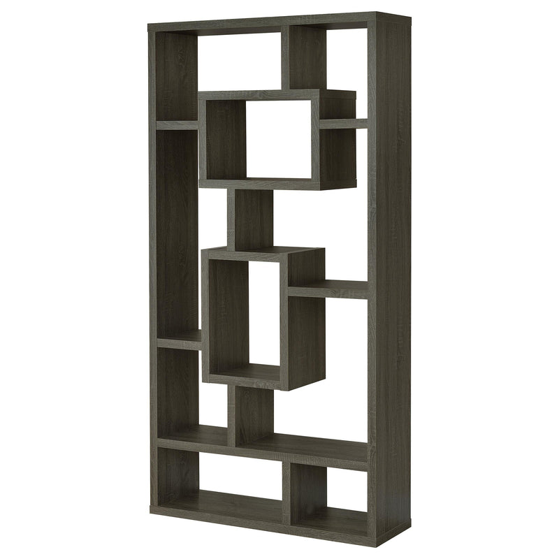  Coaster Furniture Corey 800512 71-inch 8-shelf Bookshelf - Weathered Grey IMAGE 7