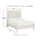  Signature Design by Ashley Paxberry B181B17 5 pc Full Panel Bedroom Set IMAGE 5