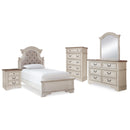  Signature Design by Ashley Realyn B743B44 7 pc Twin Panel Bedroom Set IMAGE 1