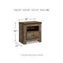  Signature Design by Ashley Trinell B446B78 6 pc Full Panel Bedroom Set IMAGE 10