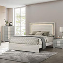  Furniture of America Lincolt FM7201WH 6 pc Queen Panel Bedroom Set IMAGE 2