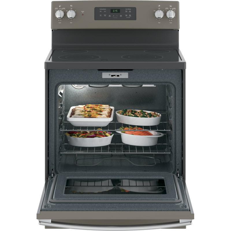 GE 30-inch Freestanding Electric Range JB645EKES IMAGE 2