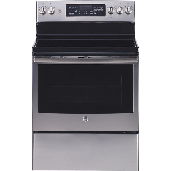GE 30-inch Freestanding Electric Range JCB840SKSS IMAGE 1