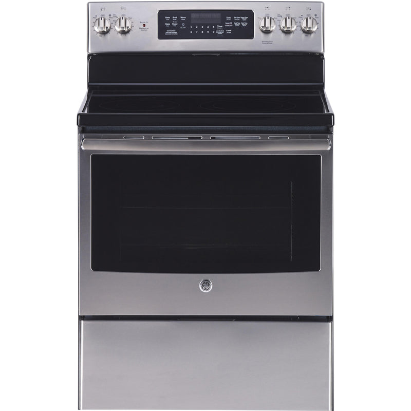 GE 30-inch Freestanding Electric Range JCB840SKSS IMAGE 1