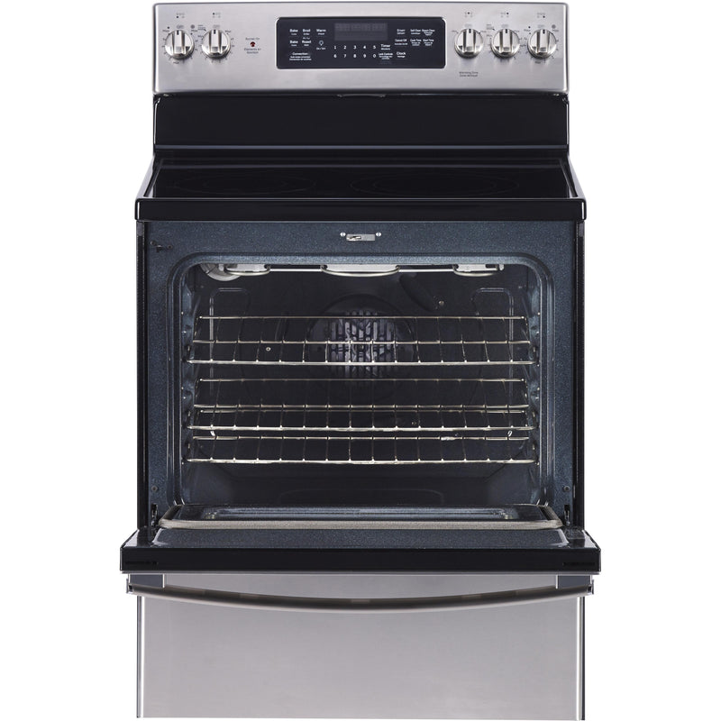 GE 30-inch Freestanding Electric Range JCB840SKSS IMAGE 2
