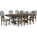  Signature Design by Ashley Maylee D947D9 9 pc Dining Set IMAGE 1