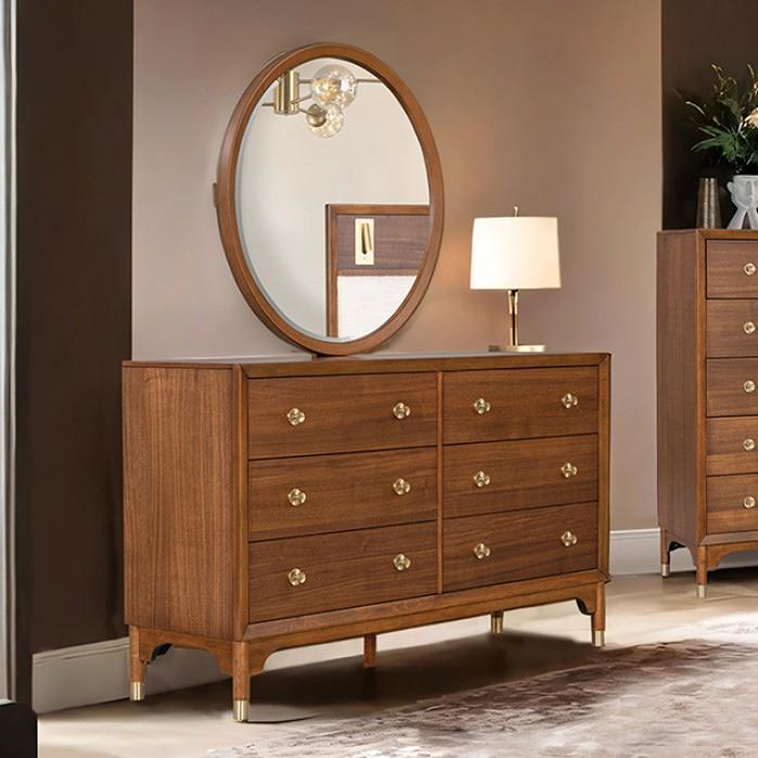  Furniture of America Hepburne FM74000WN-Q-ST-5PC-C 7 pc Queen Storage Bedroom Set IMAGE 3