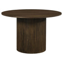  Coaster Furniture Hamlyn 193930WAL-S5F 5 pc Dining Set IMAGE 2