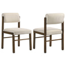  Coaster Furniture Decker 193951WAL-S7B 7 pc Dining Set IMAGE 3