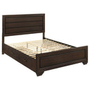 Coaster Furniture Kauffman 204390Q Wood Queen Storage Panel Bed - Dark Cocoa IMAGE 1