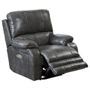  Catnapper Thornton Power Leather Look Recliner 64762-7 1152-78/1252-78 IMAGE 2