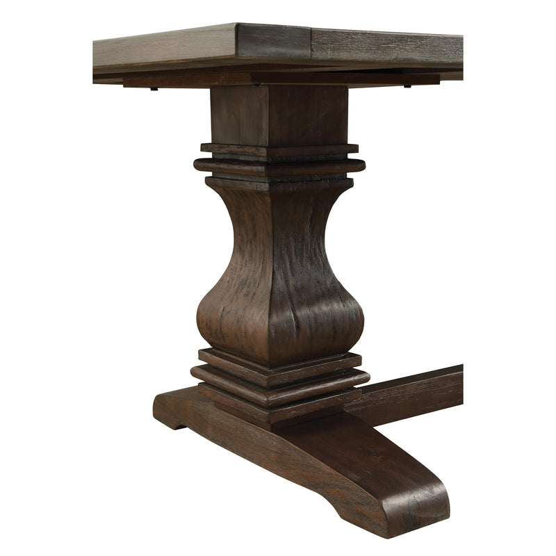  Coaster Furniture Parkins 107411 Rectangular 86-inch Dining Table - Rustic Espresso IMAGE 5