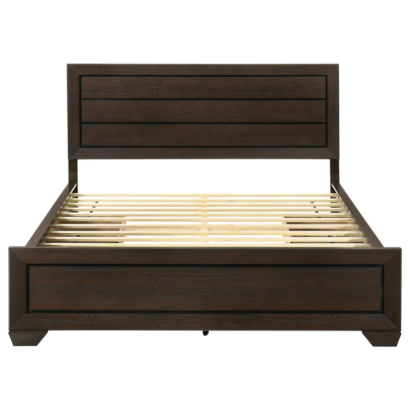 Coaster Furniture Kauffman 204390KW Wood California King Storage Panel Bed - Dark Cocoa IMAGE 5