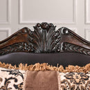 Furniture of America Jamael Stationary Fabric and Faux Leather Sofa SM6405-SF IMAGE 4