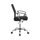  Coaster Furniture Gerta 801319 Upholstered Adjustable Mesh Office Desk Chair - Black IMAGE 5